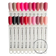 Палитра цветов гель-лака Zodiak М175-02, веер