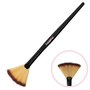 Кисть макияжная веерная Black Y
