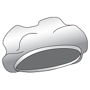 Шапочки Шарлотка, 50шт 