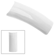 Типсы с узкой КЗ, белые, Классика 33W №1, 50шт