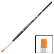 Кисть для геля искусственный ворс Toffee Styler № 6 в тубе