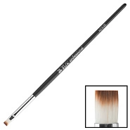 Кисть для геля искусственный ворс прямая № 3 в тубе