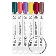 Палитра цветов лака на гелевой основе Eternail Wine IRISK на веере