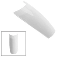 Типсы с узкой КЗ, белые зауженные, Френч 35W №4, 50шт