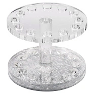 Подставка для кистей и пинцетов акриловая круглая, 12 ячеек 9х6,5см 