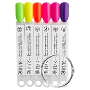 Палитра цветов лака на гелевой основе Eternail Claude lights IRISK на веере 