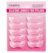 Набор накладок силиконовых для век, 5 размеров, 10шт