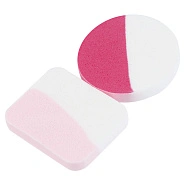 Спонжи для макияжа двухцветные, 2 шт