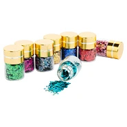 Ромбики 3D/голография в стеклянной бутылочке 