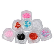 Стразы полимерные с огранкой в баночке, SS12, 100шт. (в ассорт.)