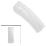 Типсы с широкой КЗ, прозрачные, Классика 35C №4, 50шт