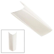 Типсы двугранные натуральные в боксе EDGE, 70шт