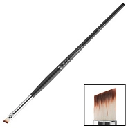 Кисть для геля искусственный ворс скошенная № 3 в тубе