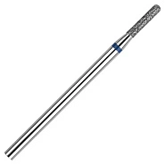 Фреза алмазная цилиндрическая закругленная Ø1,8мм, синяя 