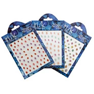 Наклейки для дизайна Жидкие камни Magic Stones (серебряная оправа)  