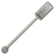 Магнит для гель-лака Кошачий глаз двойной (прямоугольник/круг) серый