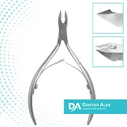 Кусачки для кожи, двойная пружина 7 мм, С-0711 