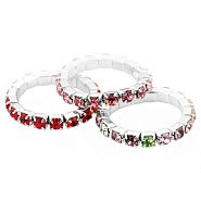 Колечко для ног со стразами