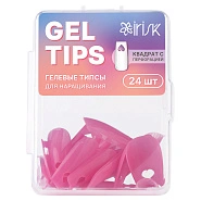 Гелевые типсы для наращивания с Перфорацией Квадрат, 24шт