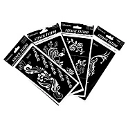 Трафарет для боди-арт и мехенди, 10х18,5см (в ассорт.)