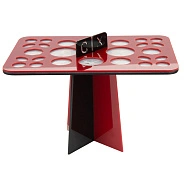 Подставка-органайзер для сушки визажных кистей прямоугольная, 26 ячеек