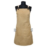 Фартук Проф-мастер с нагрудником, влагостойкий, ткань Канвас, 56х80см 