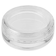 Банка прозрачная круглая с крышкой, 1мл