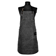 Фартук Проф-мастер с нагрудником, влагостойкий, ткань Канвас, 53х80см