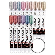 Naomi Палитра цветов гель-лака с эффектами арт. 55561, на веере