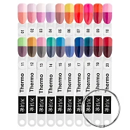 Палитра цветов гель-лака Thermo М155-26, веер (номера 01-20)