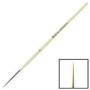 Кисть для дизайна Rainbow № 0, длина ворса 9мм