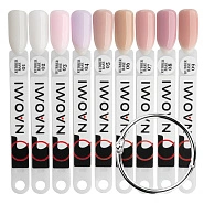 Naomi Палитра цветов каучуковых баз арт. 55541 на веере (номера 01-09)