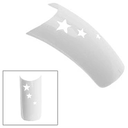 Типсы белые перфорированные Френч в боксе, 50шт