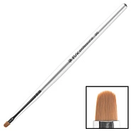 Кисть для геля искусственный ворс овальная № 0, с деревянной ручкой 