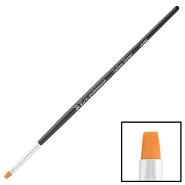 Кисть для геля искусственный ворс Toffee Styler № 2 в тубе